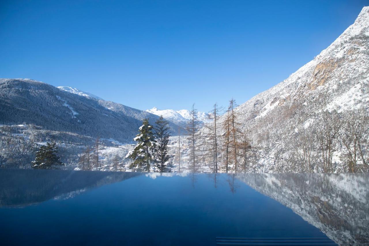 Qc Terme Grand Hotel Bagni Nuovi Бормио Екстериор снимка The lake in winter